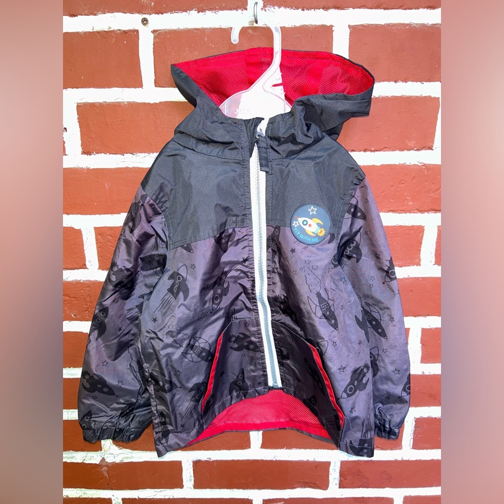 Xtreme outfitters | rain coat lined with red mesh | size 2T